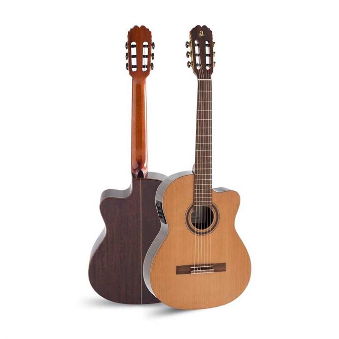 Guitarra Admira Virtuoso Electrificada Fishman Clásica III Cutaway - Imagen 2