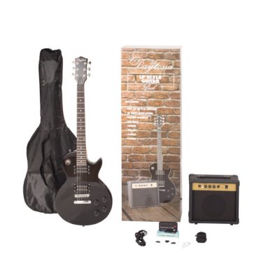 PACK DE GUITARRA ELÉCTRICA DAYTONA TIPO LES PAUL NEGRO
