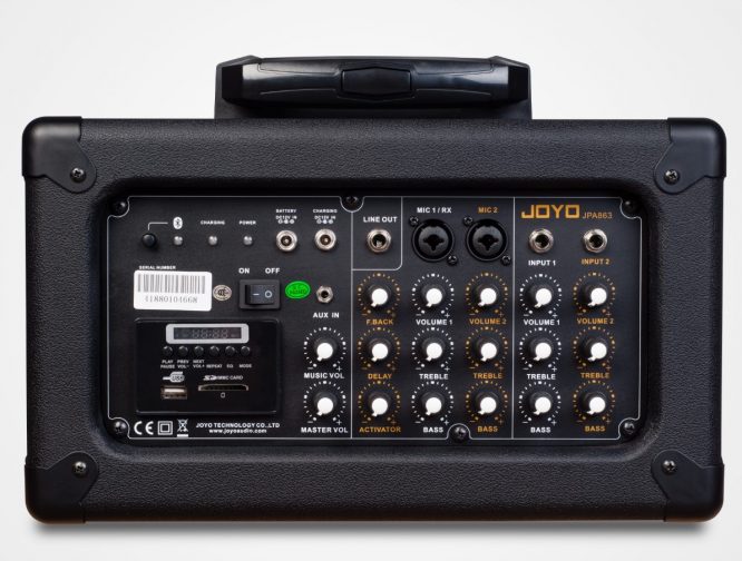 JPA-863 P.A. Portatil JOYO con Micrófono Inhalámbrico - Imagen 4