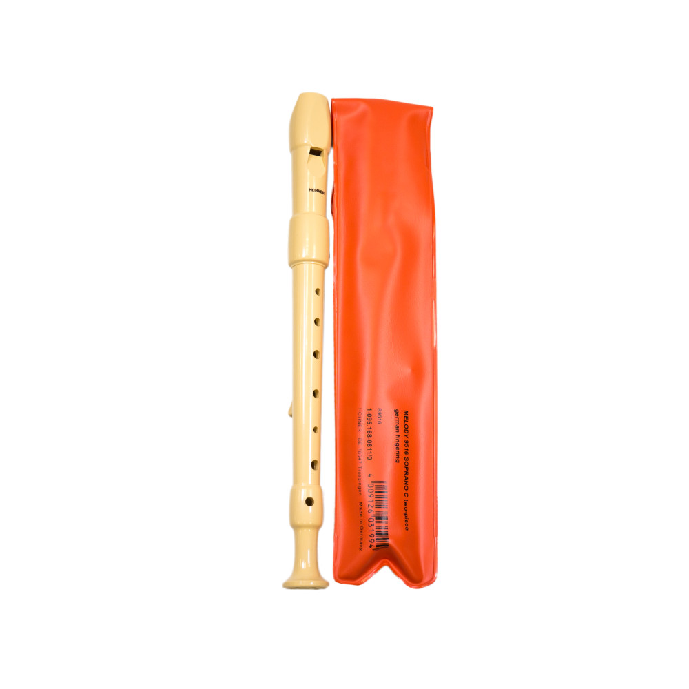 Flauta Hohner 9516 Plástico Digitación Alemana 2 piezas
