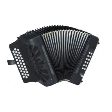 Acordeón Hohner Compadre GCF A-4822 Negro
