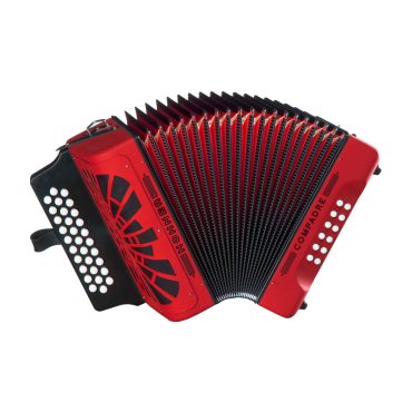 Acordeón Hohner Compadre GCF A-4824 Rojo