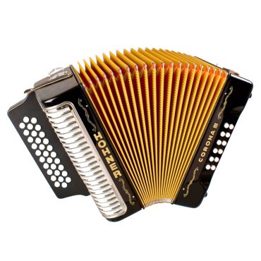 Acordeón Hohner A-5721-GCF Corona III Negro