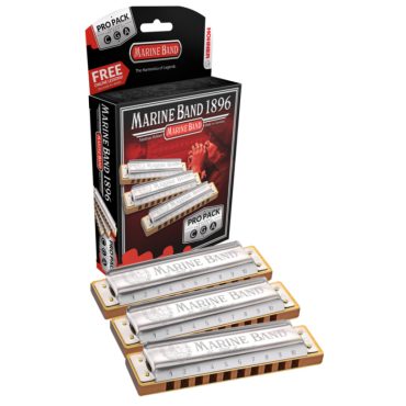 Propack 3 Armónicas Hohner Marineband C-G-A 1896xp
