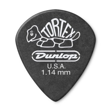 Bolsa 72 Púas Dunlop 482R-114 Tortex Pitch Black Jazz 1.14mm