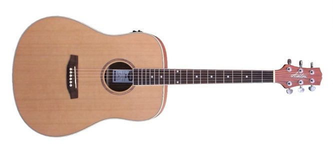 D26EQKPS - GUITARRA ELECTROACUSTICA ASHTON ACABADO SATIN CEDAR TOP KEMPAS B/S WITH EQ