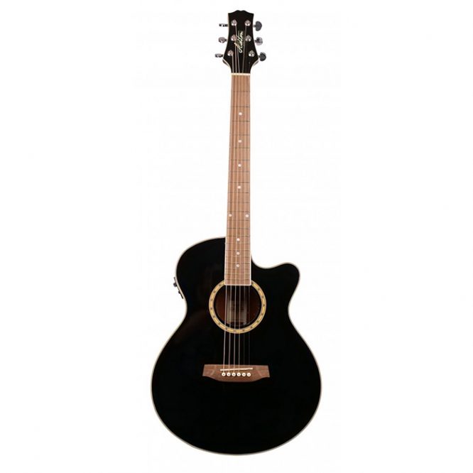 Guitarra Electroacústica Apx Negra Ashton SL29CEQBK