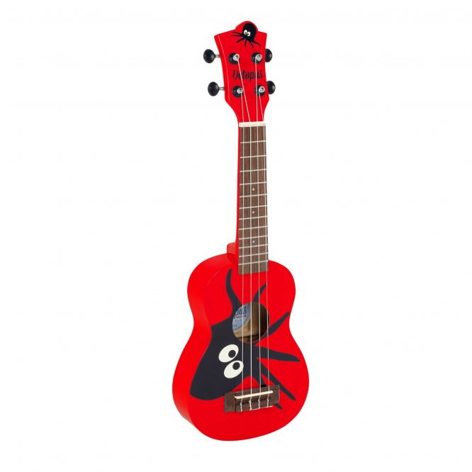 Ukelele Octopus Soprano UK-205KAR Kane Rojo - Imagen 4