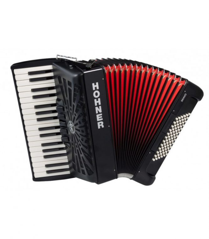 Acordeón Hohner Bravo III 72 A16621 Negro