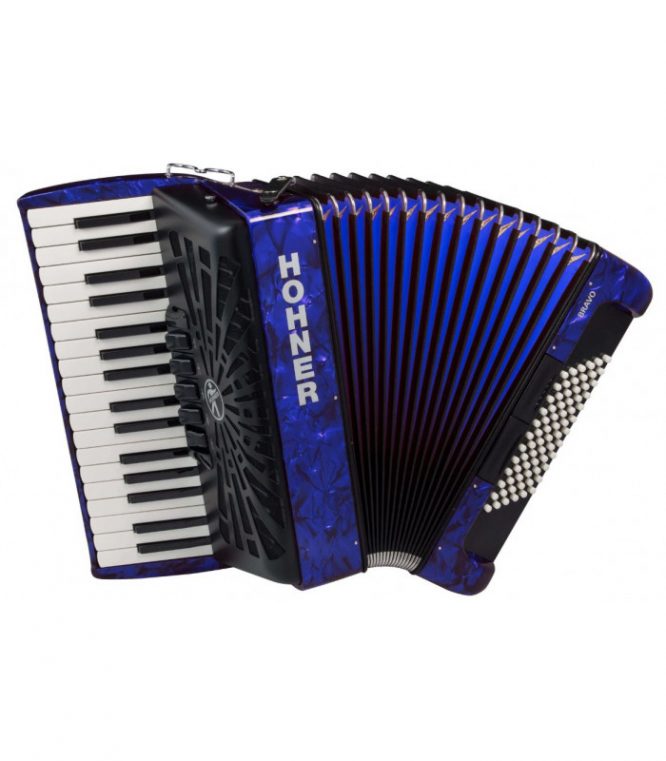 Acordeón Hohner Bravo III 72 A16641 Azul