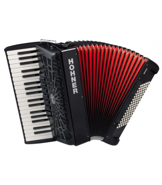 Acordeón Hohner Bravo III 96 A16721 Negro