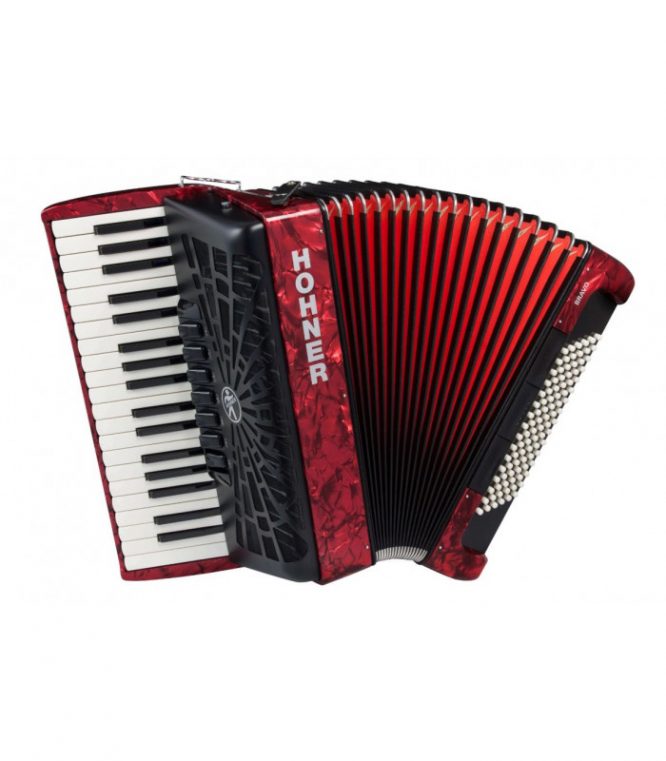 Acordeón Hohner Bravo III 96 A16731 Rojo