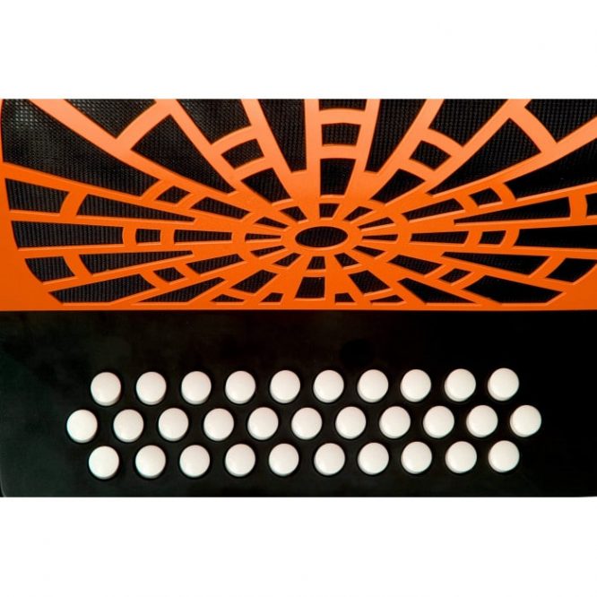 Acordeón Hohner Compadre GCF A-4825 Naranja - Imagen 2