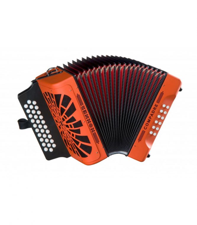 Acordeón Hohner Compadre GCF A-4825 Naranja