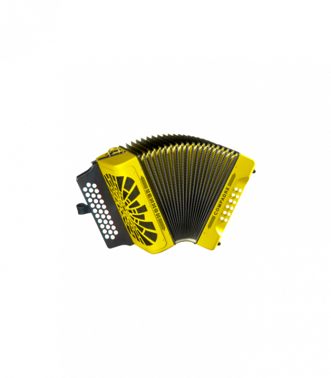 Acordeón Hohner Compadre GCF A-4826 Amarillo