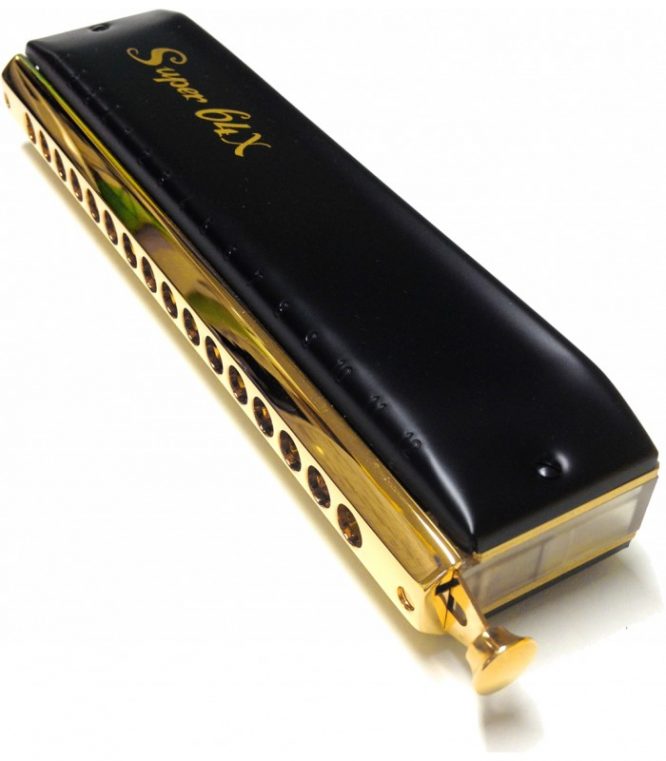 Armónica Hohner Super 64-X Black/Gold 7584/64 (C)