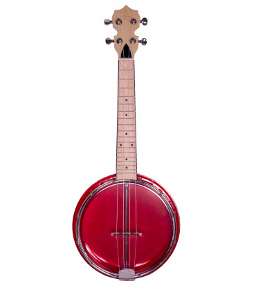 Banjolele Bones BB400R 4 cuerdas Rojo