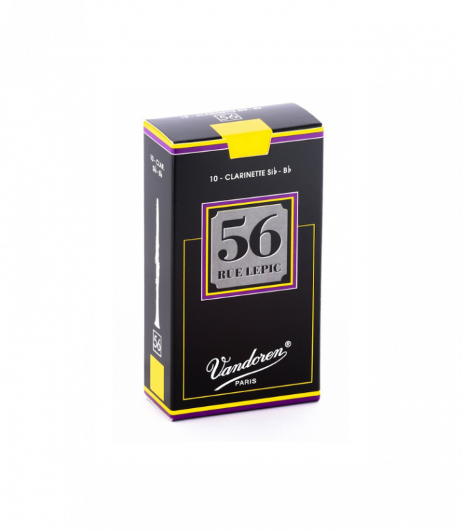 Caja 10 Cañas Clarinete Vandoren 56 rue Lepic 3½+
