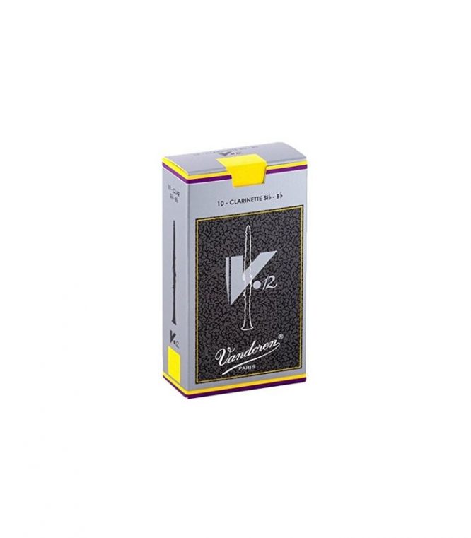 Caja 10 Cañas Clarinete Vandoren V-12 4 caja gris