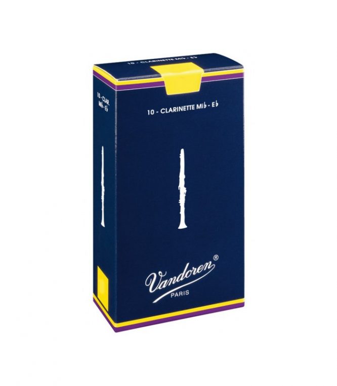 Caja 10 Cañas Requinto Vandoren Tradicional 3½ caja azul