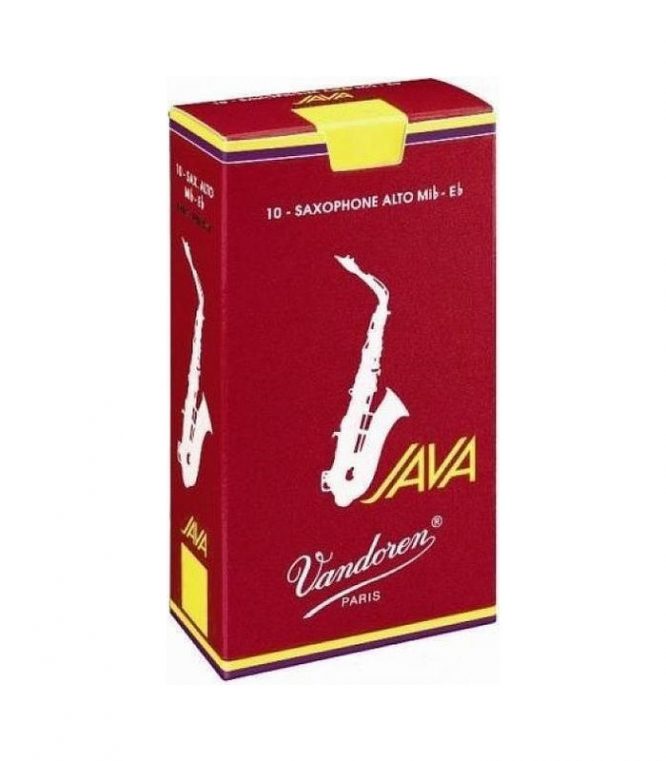 Caja 10 Cañas Saxo Alto Vandoren Java 3 caja roja