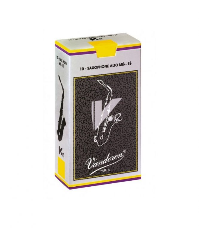 Caja 10 Cañas Saxo Alto Vandoren V-12 4 caja gris