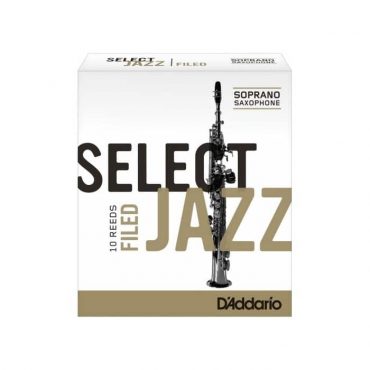 Caja 10 Cañas Saxo Soprano Rico Select Jazz 2 Media Filed