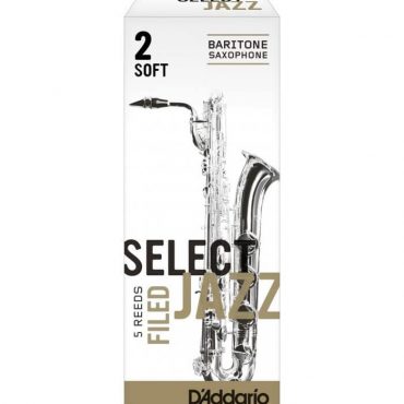 Caja 5 Cañas Saxo Barítono Rico Select Jazz 2 Suave Filed