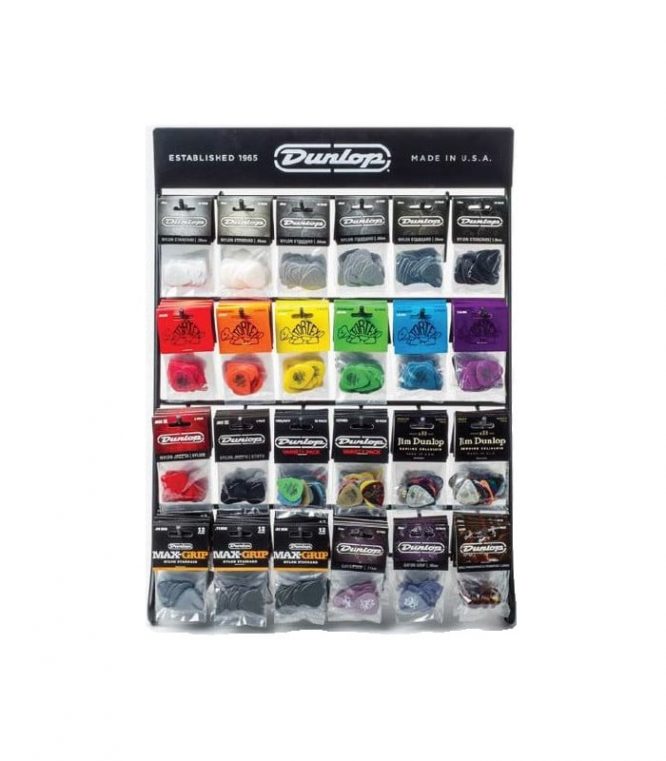 Expositor Puas Dunlop Tortex Player´s Pack Display MD-128T
