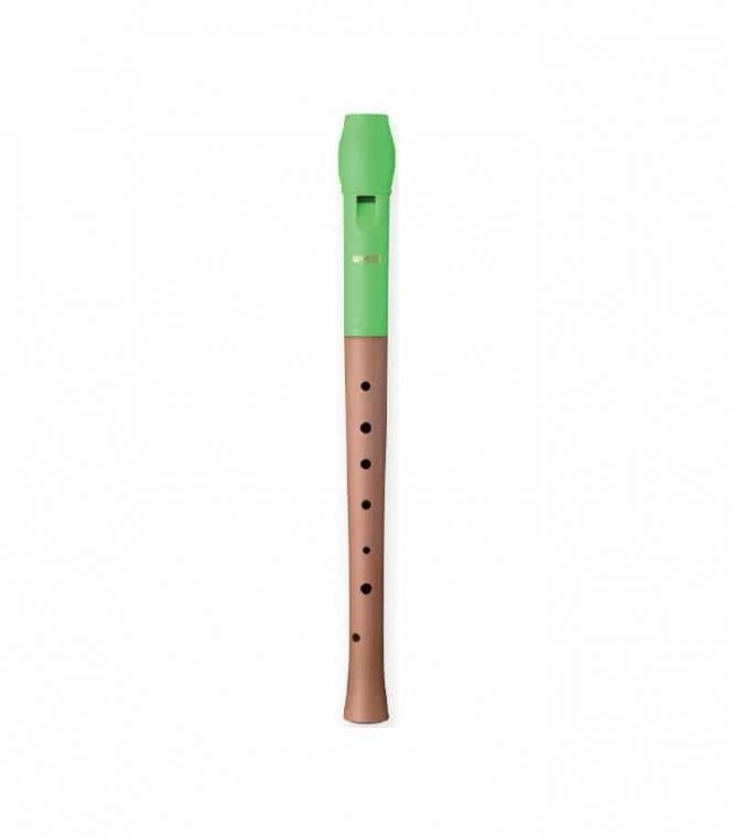 Flauta Dulce Soprano Digitación Alemana Smart WRS-4338G-GR Mixta Verde
