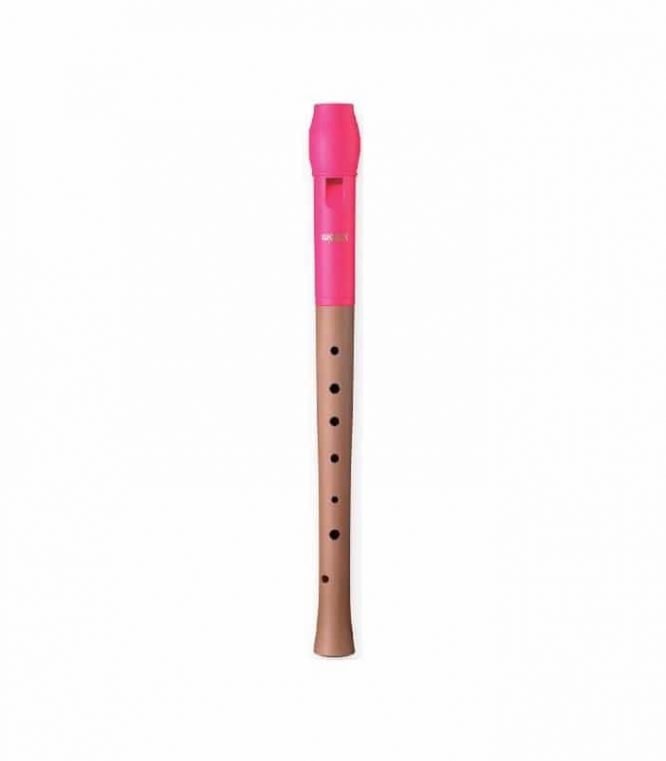 Flauta Dulce Soprano Digitación Alemana Smart WRS-4338G-PK Mixta Rosa