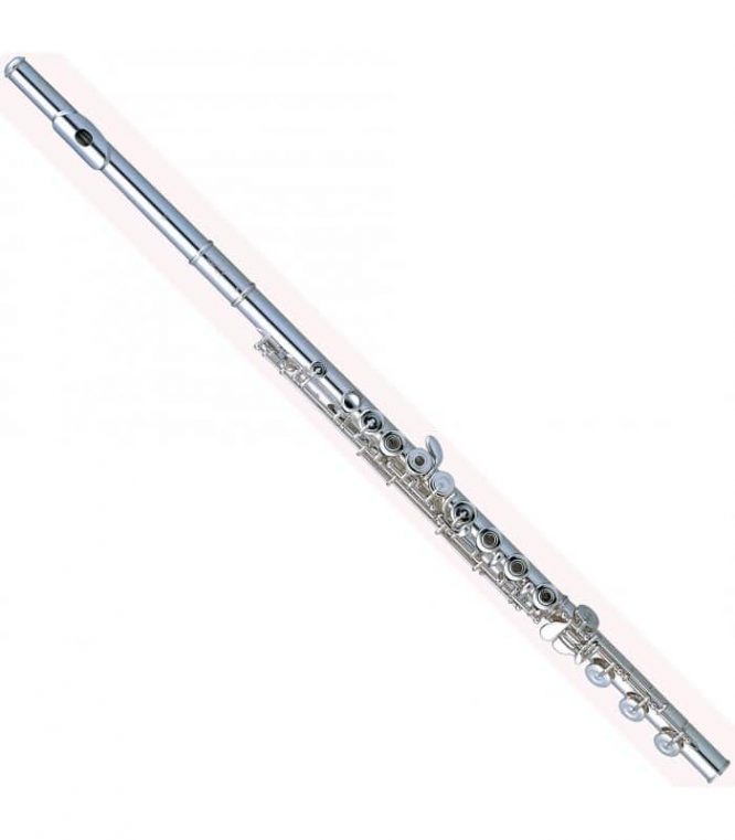 Flauta Pearl F765-RBE Quantz Platos Abiertos Desalineados Mecanismo Mi