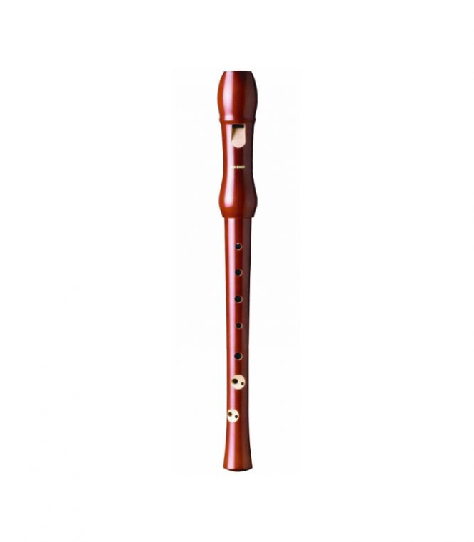 Flauta Soprano Hohner 9556 Madera Peral Barnizada Doble agujero