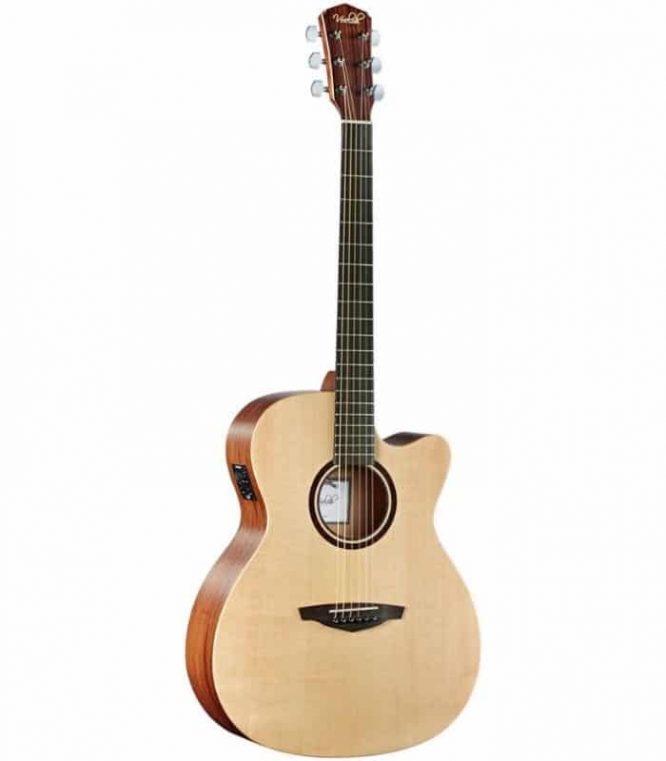 Guitarra Acústica Veelah V1-GACE Cutaway Electrificada