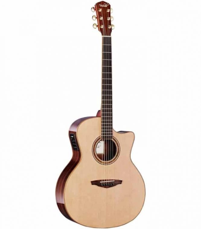 Guitarra Acústica Veelah V5-GACE Cutaway Electrificada