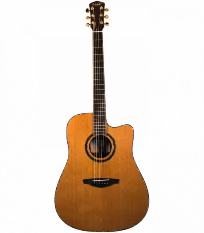 Guitarra Acústica Veelah V57-DCE Cutaway Electrificada