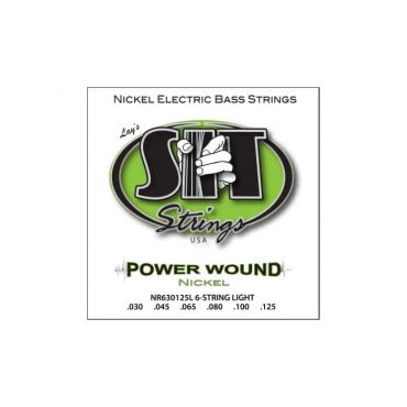Juego 6 Cuerdas Bajo SIT Powerwound NR530125L 030-125
