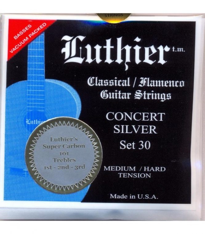 Juego Cuerdas Luthier 30 Súper Carbón Guitarra Clásica LU-30SC