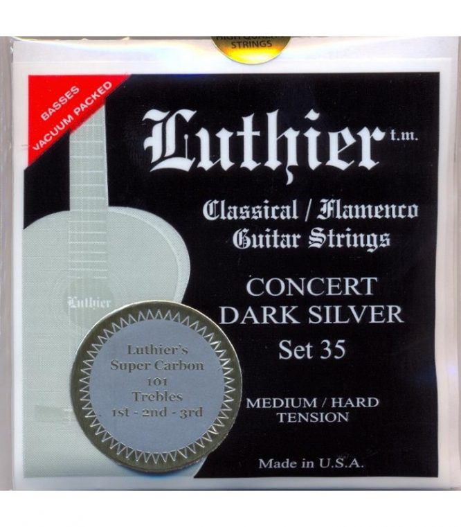 Juego Cuerdas Luthier 35 Súper Carbón Guitarra Clásica LU-35SC
