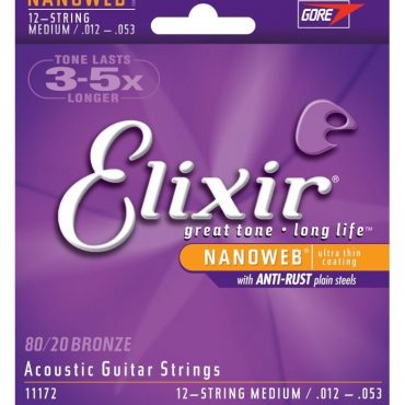 Juego Elixir Acústica 12 C Nanoweb 11172 (12)