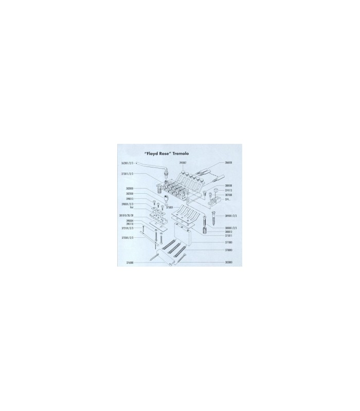 Recambios Floyd Rose Schaller Placa Base Dorado 20280500