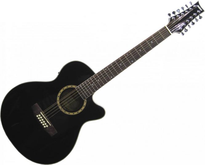 SL29/12CEQBK - GUITARRA ELECTROACUSTICA 12 CUERDAS NEGRA SL29/12CEQBK