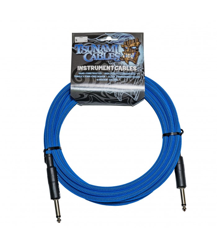 Tsunami Cable G15-SSTB Recto/Recto 4,5m TC Blue