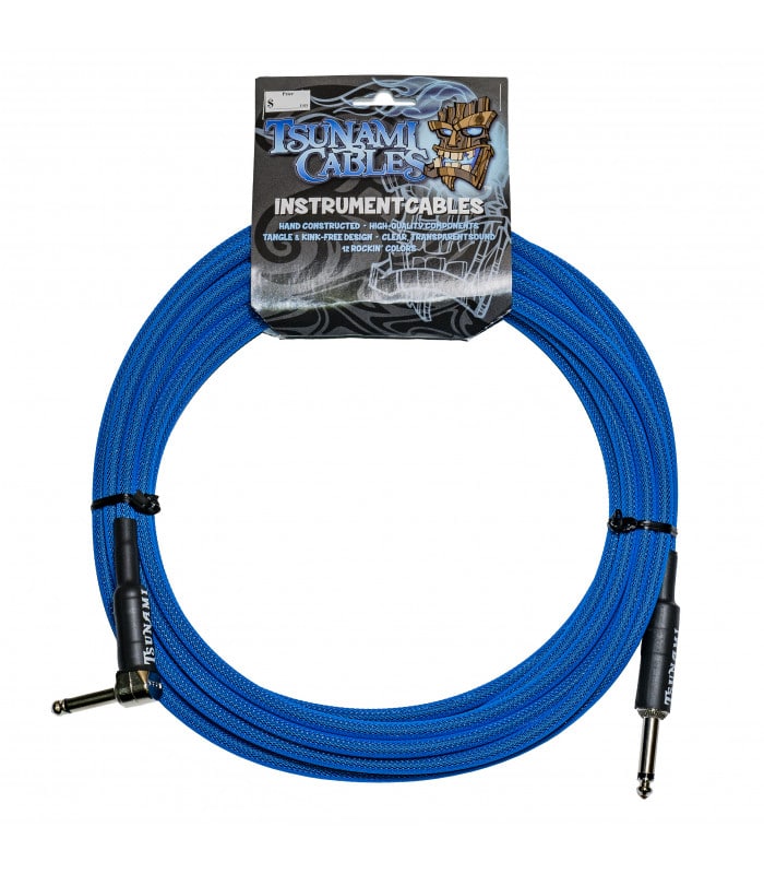Tsunami Cable G20-RSTB Acodado 6m TC Blue