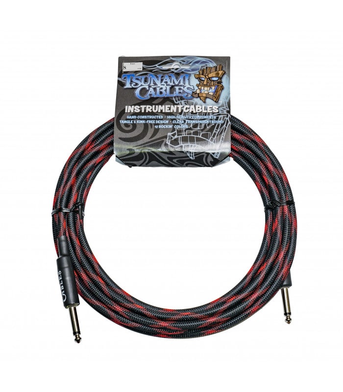 Tsunami Cable G20-STBW Recto/Recto 6m Black Widow