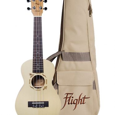 Ukelele Concert Flight DUC-325 Zebrano
