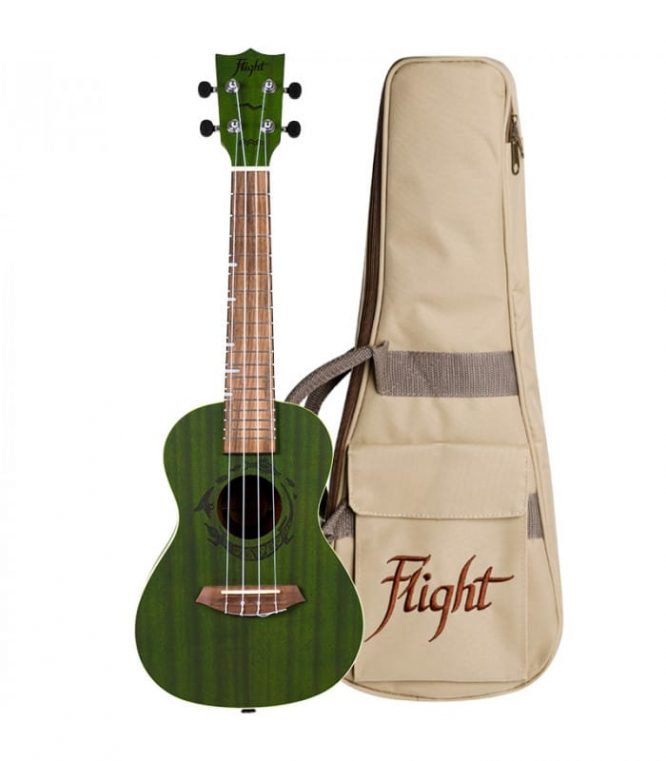 Ukelele Concert Flight DUC-380 Gemstone Jade