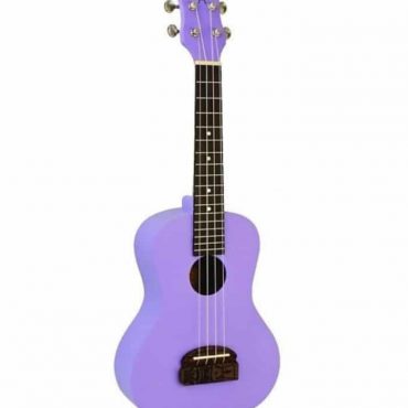 Ukelele Kohala Tiki Concert con afinador KT-CTPU Púrpura
