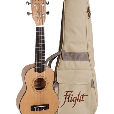 Ukelele Soprano Flight DUS-320 Zebrano