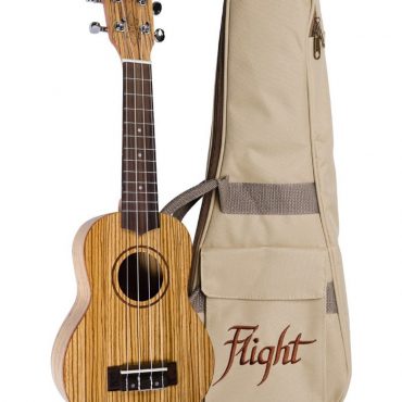 Ukelele Soprano Flight DUS-322 Zebrano
